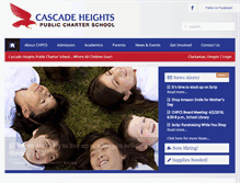 Tablet Screenshot of cascadeheights.org